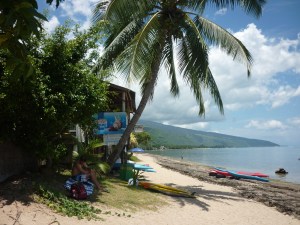 Picnic lunch at Plage de Toarato