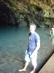 Escape from the heat in the Grotte de Mara'a